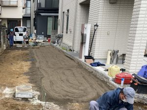 フィルター層施工状況