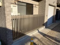 フェンス取付完了