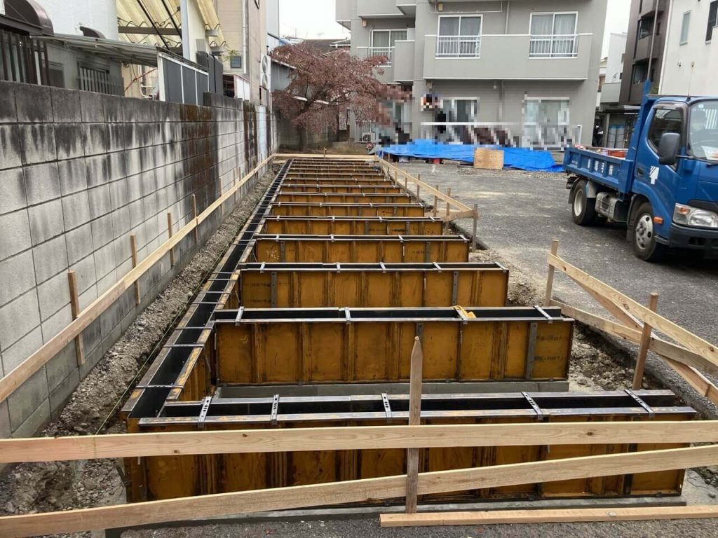 基礎施工状況